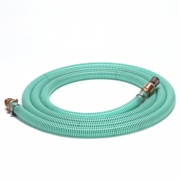 Suction hose set with foot valve and coupling, l = 7 m, 38 mm x 1½" 