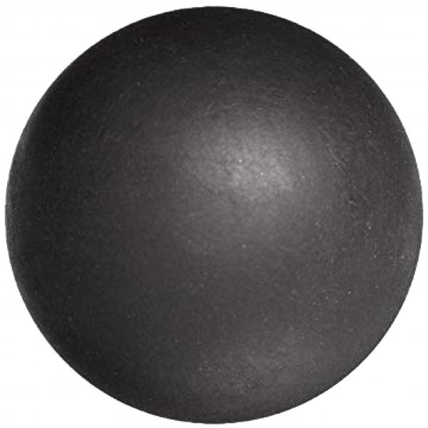 Rubberball - ø50mm - silicone - 60 Shore A - Black