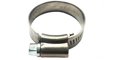 Hose clamp MB Worm screw W4 (SS-304) - clamping range 15-24mm