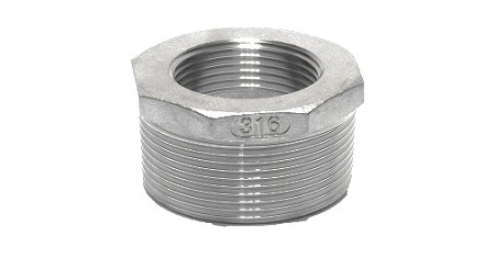 Reducing ring Nr.241 Stainless steel - male thread 4" x female thread 2-1/2"