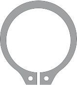 Federklammer - Kreis Clip - Seegerring - DIN 471 - 180mm