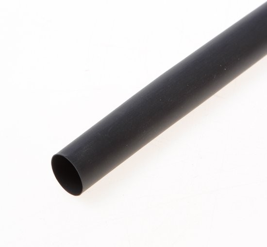 Krimpkous - 25,4mm  - Dunwandig - Krimpratio 2:1 - Zwart - (per strekkende meter)