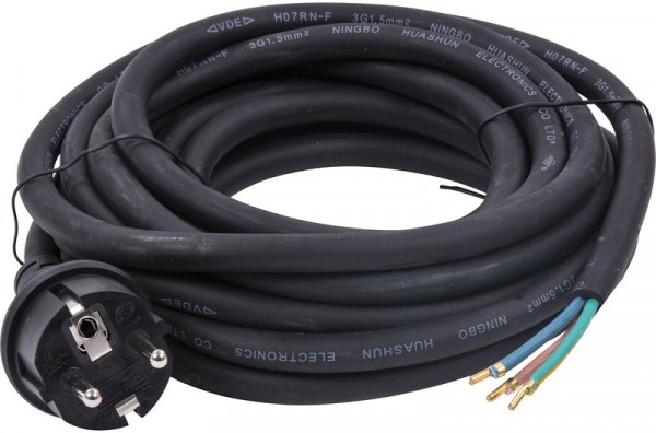 Connection cable rubber for pump 3 meter 3 x 1,5mm²
