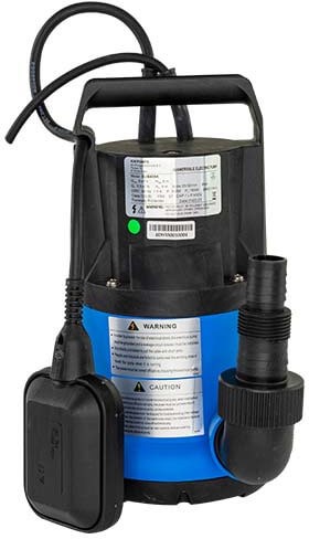 Submersible pump with floater - KIN pumps SUB 400 A - plastic - 230 volt (Max. capacity 9m³/h)