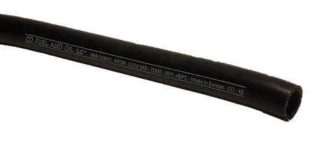 Fuel hose - presshose - NBR - 10 x 17mm (cutting length per meter)