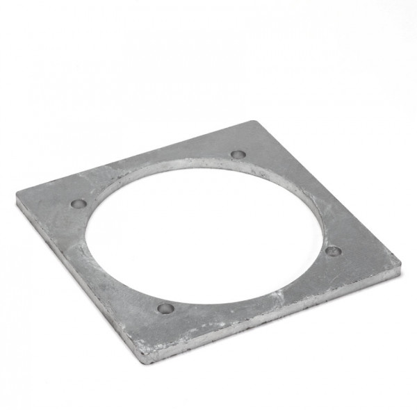Dallai square flange for PVC Collar - Type C - Steel - 160mm