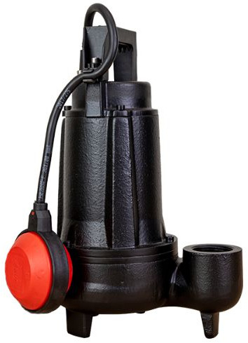 Dompelpomp Vortex - KIN pumps BKL 1.0 M/A - Met drijvende vlotter - gietijzer - 230 volt (Max. capaciteit 8,1m³/h)