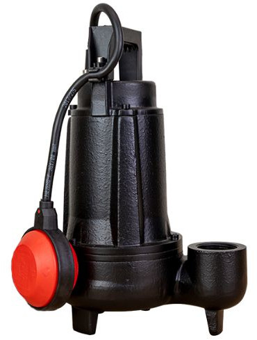 Dompelpomp Vortex - KIN pumps BKL 1.5 M/A - Met drijvende vlotter - gietijzer - 230 volt