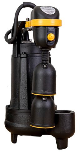 Dompelpomp Vortex - KIN pumps BKL 1.0 M/VV - Met afvalwater vlotter - gietijzer - 230 volt (Max. capaciteit 8,1m³/h)