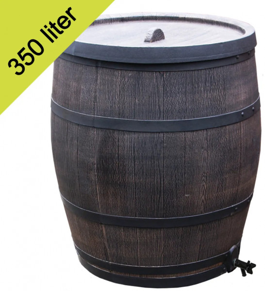 Roto rain barrel 350 liters brown
