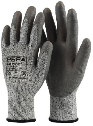 Cut Protect Cut D PU Grey Handschoenen Grijs (Maat 10/XL)