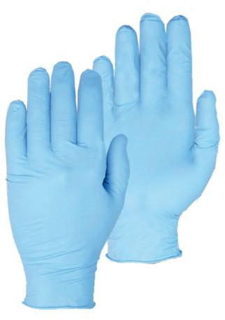 Single Use Nitrile Pro Handschoenen Blauw (Maat 9/L) - In dispenserbox (100 stuks)