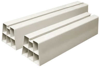 Opstelbalken voor airco - Canalit - PVC - 1000 x 80 x 80 mm - Wit - Verpakking 2 stuks