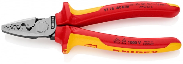 Knipex Adereindhulstang 0,25-16,0 mm VDE